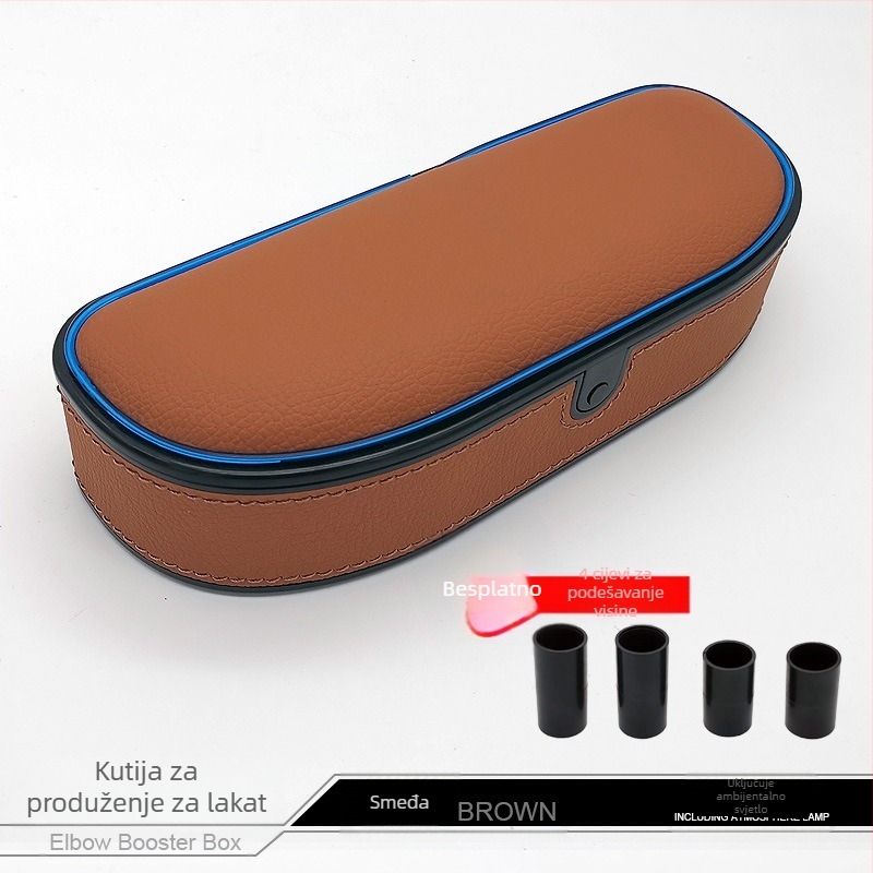 Kožna kutija za naslon za ruku automobila – univerzalna, marka Geshuo, podrijetlo Guangzhou, kod proizvoda CK19.