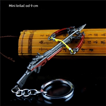 Kushiro legura – mini križno oružje model rekvizita – blister pakiranje, pogodan poklon