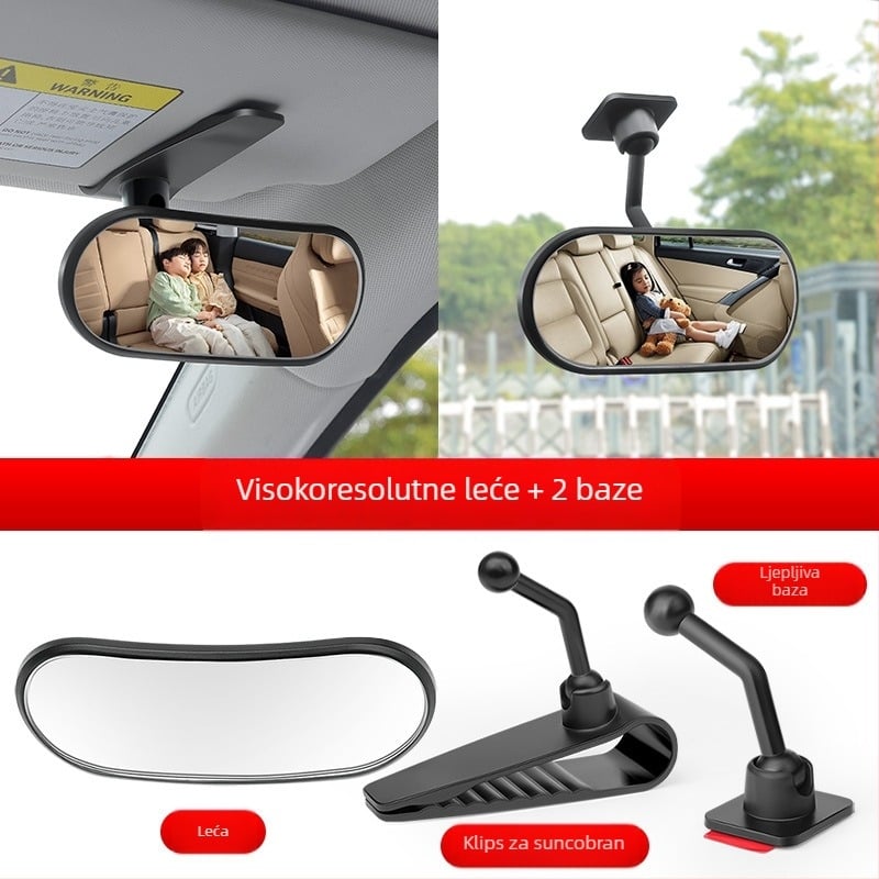 Zhanjie Ogledalo za promatranje dječje autosjedalice – Unutarnji retrovizor za bebe