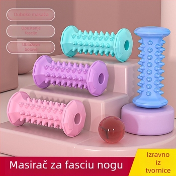 Roller za masažu stopala s akupunkturnom stimulacijom i gnječenjem – joga valjak za noge