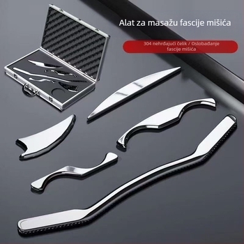 Profesionalni nož za fasciju, gua sha pločica za mišiće i tetive, komplet set masaže, opuštanje cervikalne kralježnice