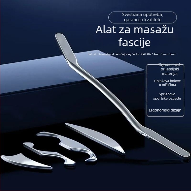 Profesionalni nož za fasciju, gua sha pločica za mišiće i tetive, komplet set masaže, opuštanje cervikalne kralježnice