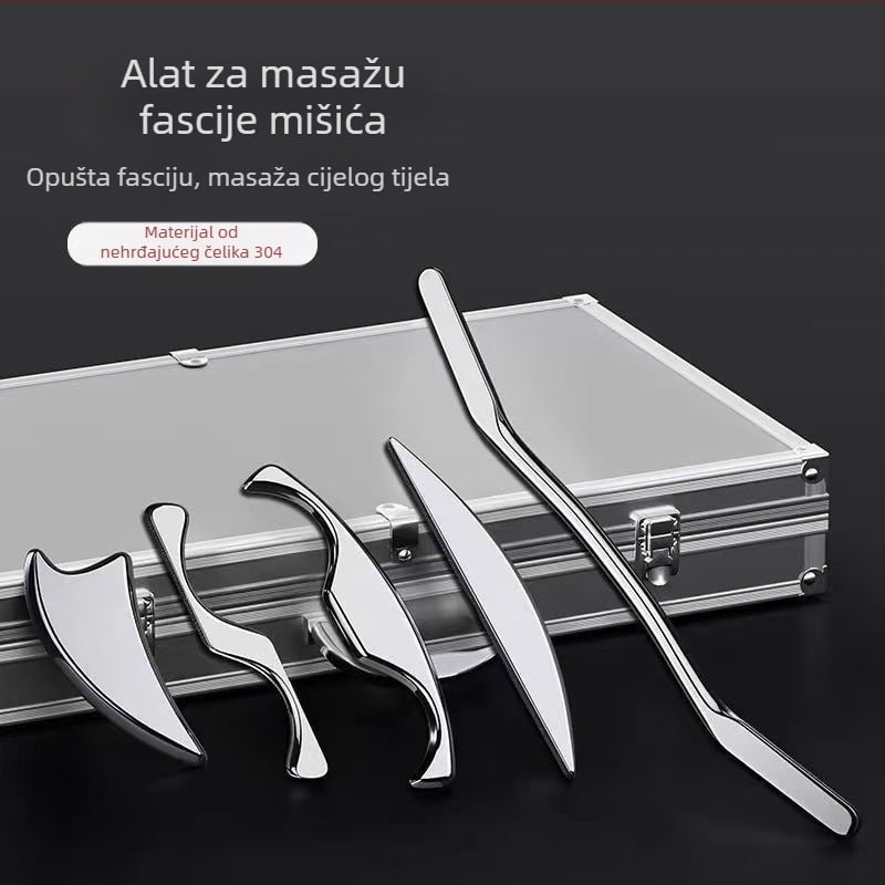 Profesionalni nož za fasciju, gua sha pločica za mišiće i tetive, komplet set masaže, opuštanje cervikalne kralježnice