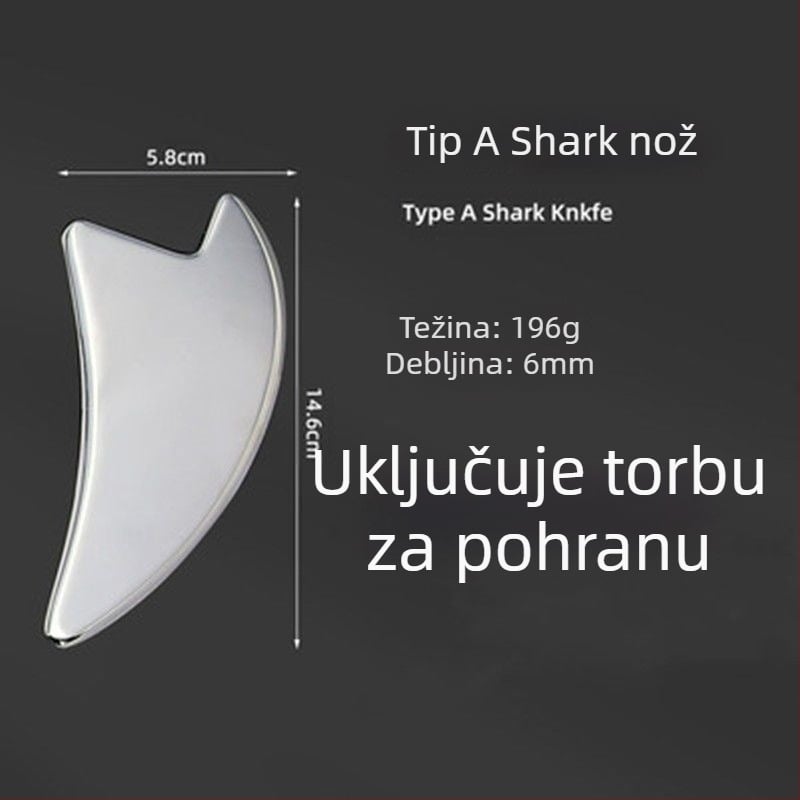 Profesionalni nož za fasciju, gua sha pločica za mišiće i tetive, komplet set masaže, opuštanje cervikalne kralježnice