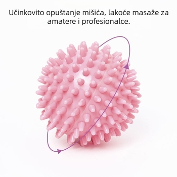 Joga lopta za masažu stopala – fascia lopta, PVC, 55 g, prilagođavanje dostupno