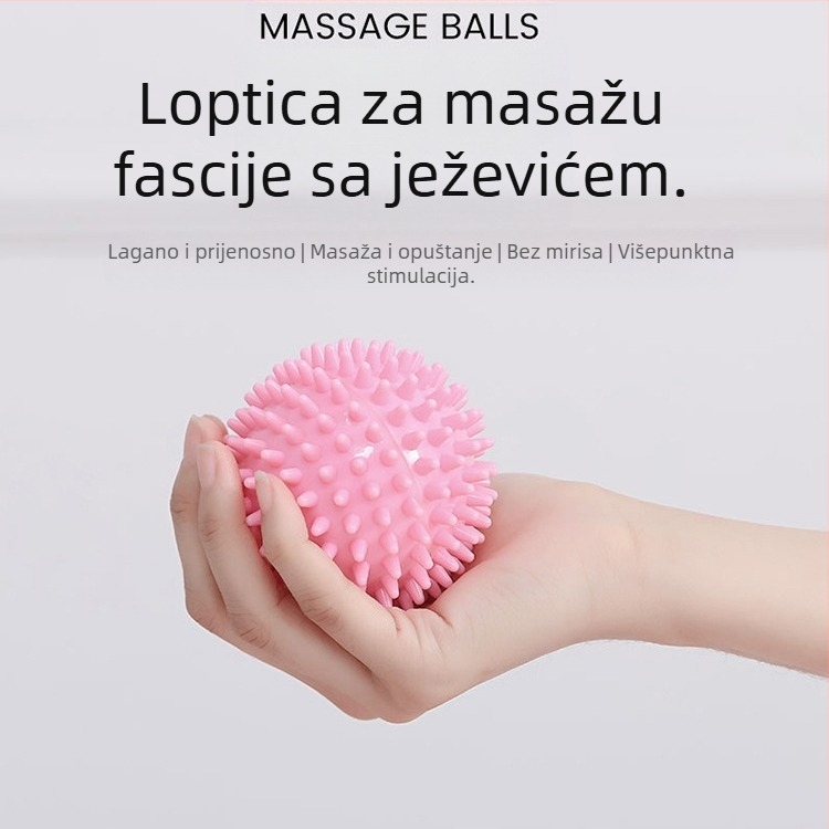 Joga lopta za masažu stopala – fascia lopta, PVC, 55 g, prilagođavanje dostupno