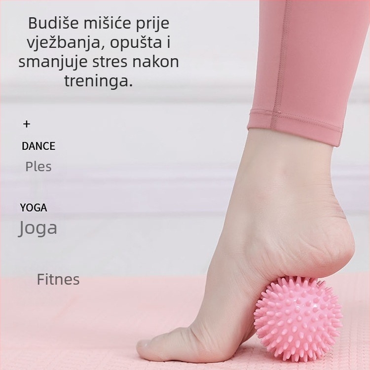 Joga lopta za masažu stopala – fascia lopta, PVC, 55 g, prilagođavanje dostupno