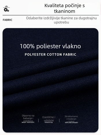 Radne hlače za mehaničara, s višestrukim džepovima, otporne na habanje, ojačane, s odvlačenjem vlage, 100% poliester