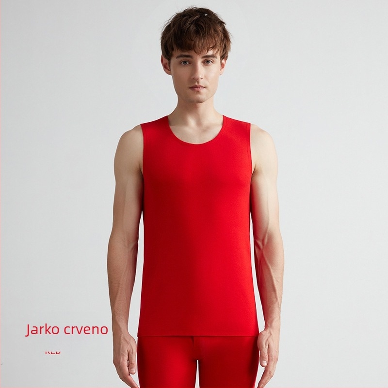 Termalna vesta, samopodgrijavajuća, Lyocell-kašmir, debela 251-300 g/m², bezšivna, okrugli izrez