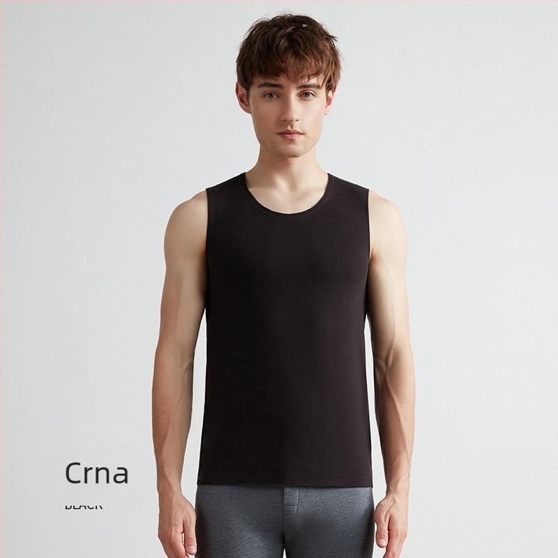 Termalna vesta, samopodgrijavajuća, Lyocell-kašmir, debela 251-300 g/m², bezšivna, okrugli izrez