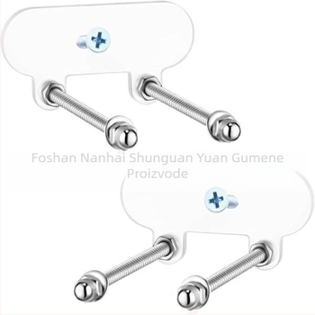 Akrilni zidni stalak za skateboard i snowboard; moderan minimalistički dizajn, vijčano montiranje, jednodjelno skladište za spavaću sobu i dnevni boravak