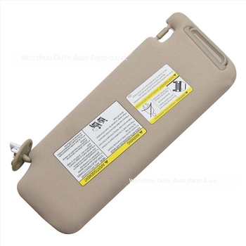 Sun visor za Toyota 4Runner (desna strana) – modeli: 74310-35B01-E1, 74310-35B00-E1, 74320-35A91-E1; marke: 7431035B01E1, 7431035B00E1