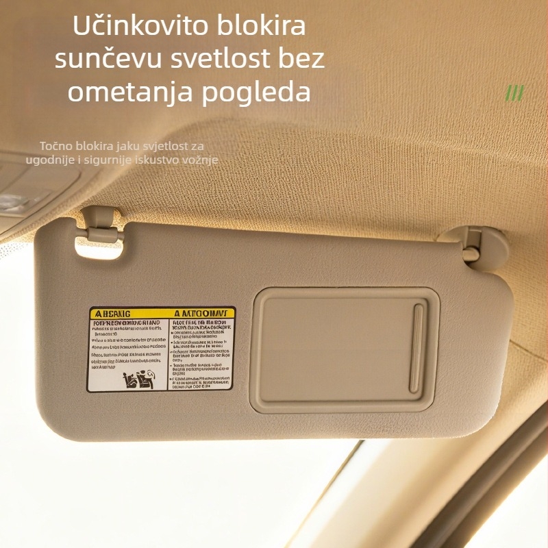Par vizira za sunce za Toyota RAV4 2006-2012 – PVC | Ugradnja kartom | Jednostavan stil