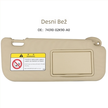Auto sunčani vizir Toyota Corolla (2014-2018) 74320-02B20 74310-00K90 AB0