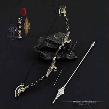 Figura s oružjem od cinkove legure: elf princ Legolas s lukom, blister pakiranje, kineski stil