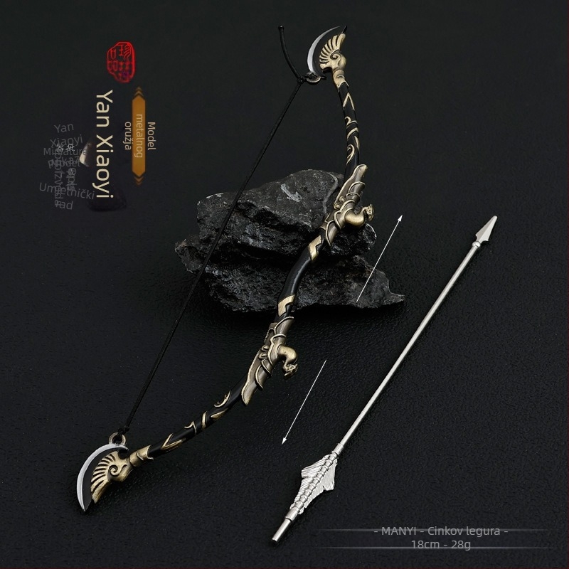 Figura s oružjem od cinkove legure: elf princ Legolas s lukom, blister pakiranje, kineski stil