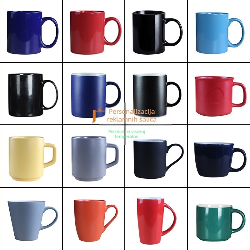 Keramička šalica s prilagođenim logotipom, Xiangtian brend, stil kreativni trendovi, idealno za poslovne, promotivne i konferencijske darove.