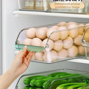 Kutija za pohranu u hladnjaku — PET materijal, moderni minimalistički dizajn, Zhu Haozhe