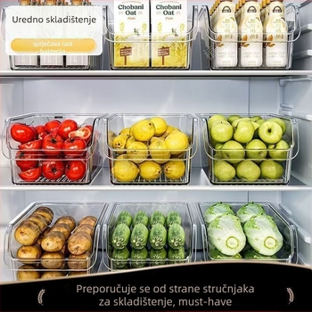 Kutija za pohranu u hladnjaku — PET materijal, moderni minimalistički dizajn, Zhu Haozhe