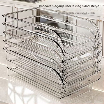 Kutija za pohranu u hladnjaku — PET materijal, moderni minimalistički dizajn, Zhu Haozhe