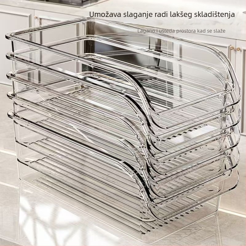 Kutija za pohranu u hladnjaku — PET materijal, moderni minimalistički dizajn, Zhu Haozhe