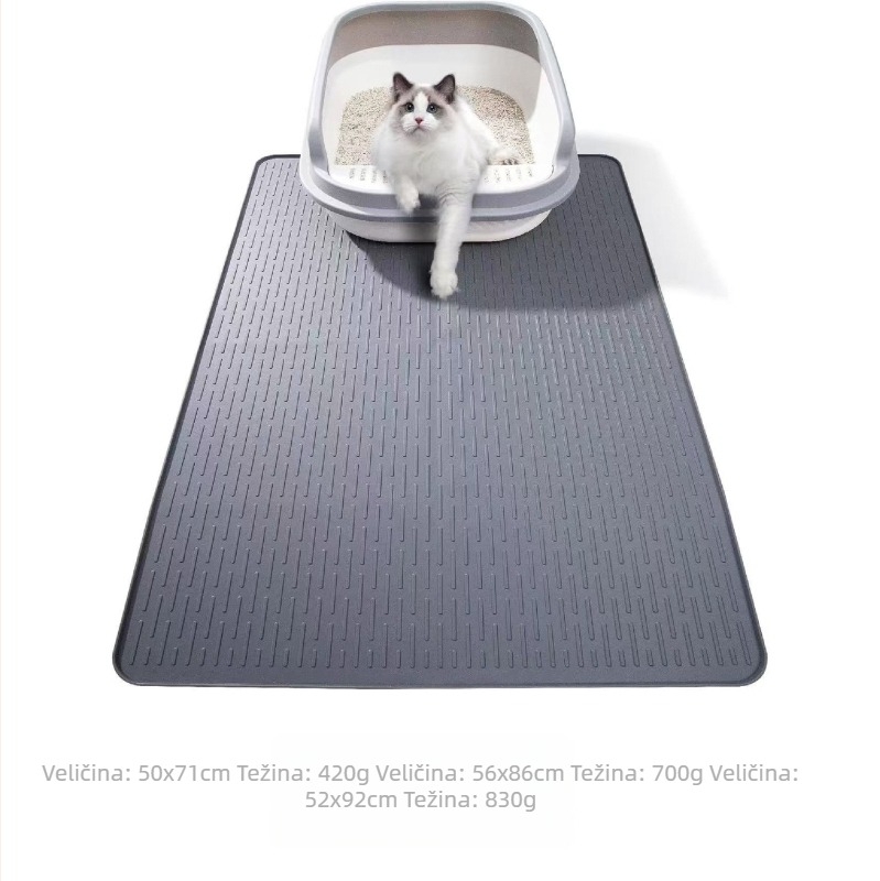 Mat za mačji pijesak, silikon visoke kvalitete, anti-rasipavanje, bez propuštanja, model JSC3816, marka Xilikangjia