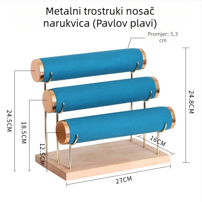 Držač za izlaganje nakita za narukvice, satove i lančiće – skladišni stalak (Porijeklo: Jinhua)