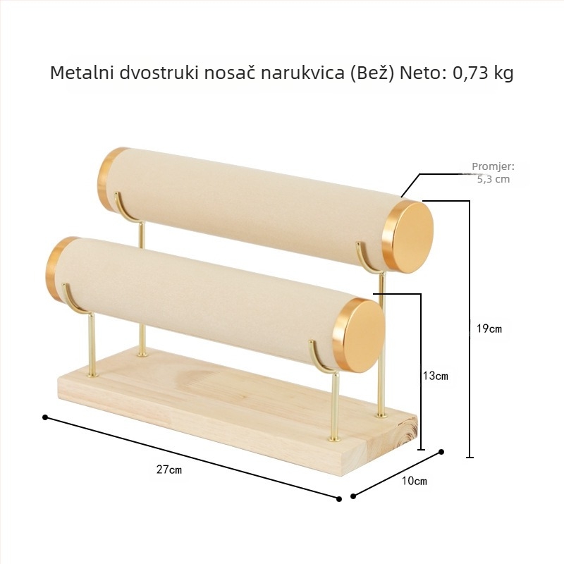 Držač za izlaganje nakita za narukvice, satove i lančiće – skladišni stalak (Porijeklo: Jinhua)