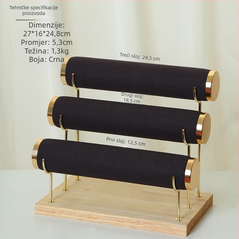 Držač za izlaganje nakita za narukvice, satove i lančiće – skladišni stalak (Porijeklo: Jinhua)