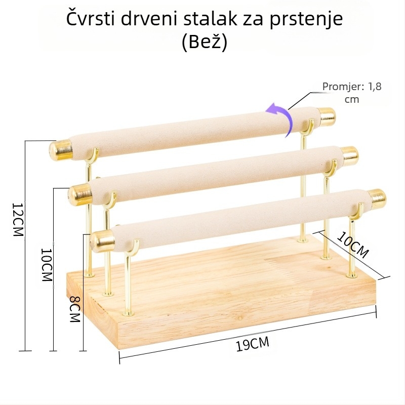 Držač za izlaganje nakita za narukvice, satove i lančiće – skladišni stalak (Porijeklo: Jinhua)