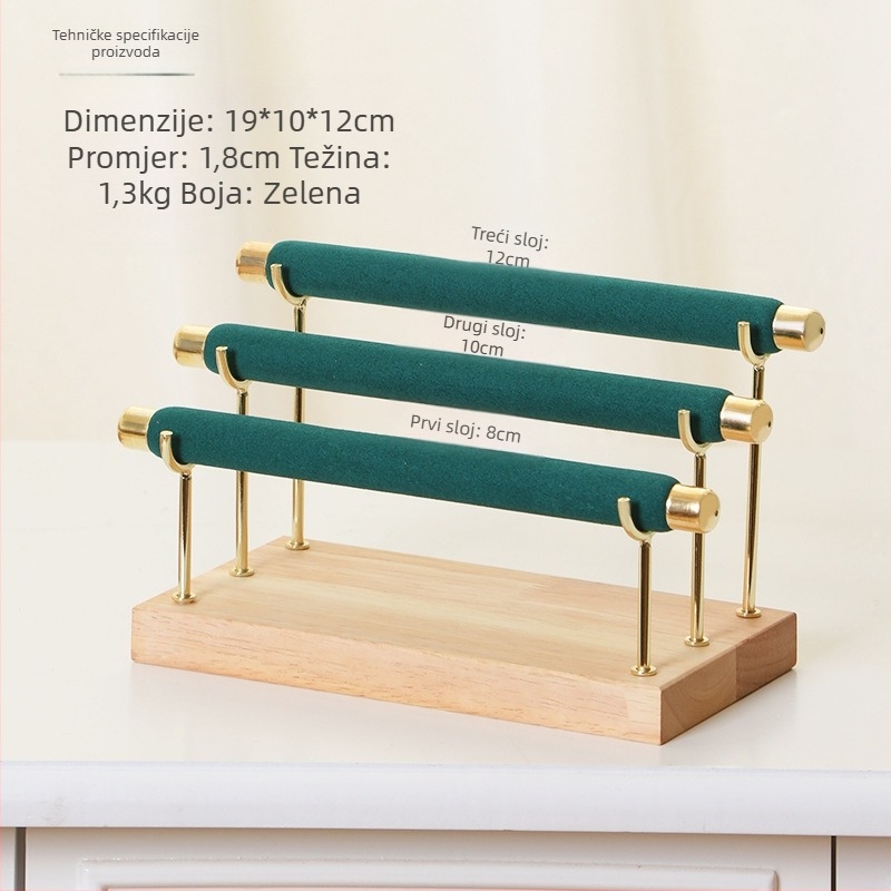 Držač za izlaganje nakita za narukvice, satove i lančiće – skladišni stalak (Porijeklo: Jinhua)