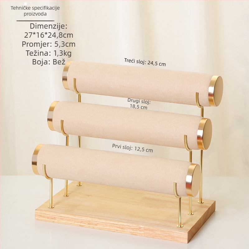 Držač za izlaganje nakita za narukvice, satove i lančiće – skladišni stalak (Porijeklo: Jinhua)