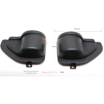 Plastična kutija za pohranu vrata automobila, Jeep Wrangler JL 4-dveri (2011–2017), vodootporna, kutija za pohranu, ugradnja sjedala