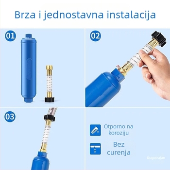 RV filtr kartica za vodu s priključkom za vrtni crijevo – ABS plastična glava, navodnjavanje gravitacijom