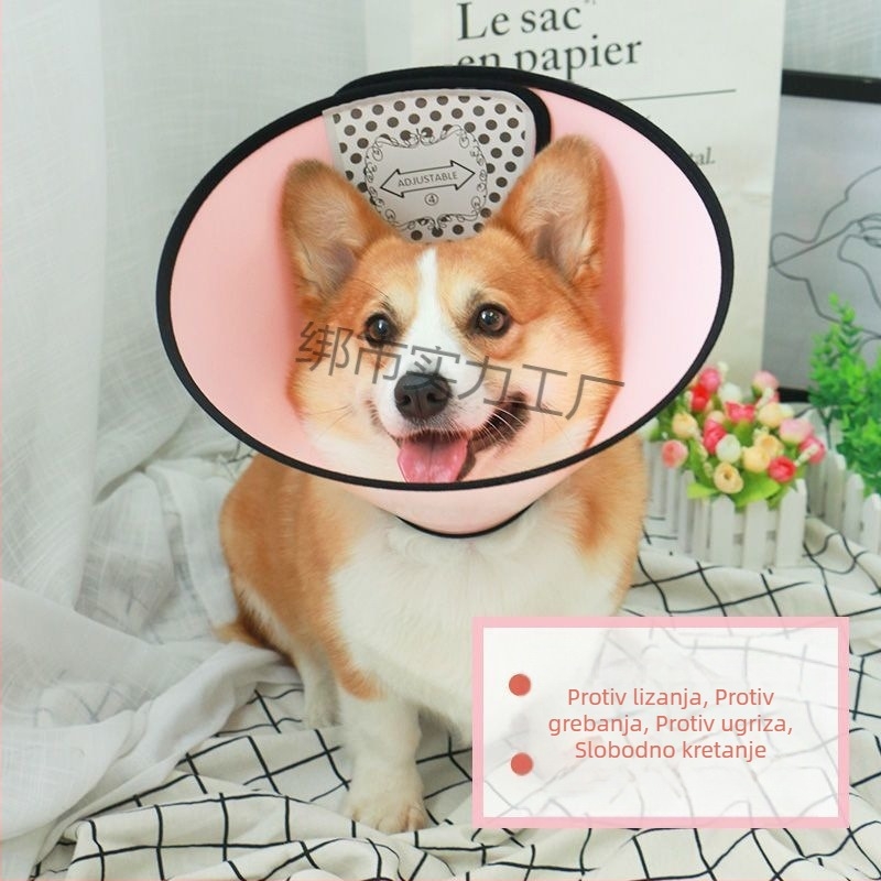 Elizabethan ovratnik za kućne ljubimce – duboka zaštita od lizanja i ugriza, zaštitni vratni ovratnik (Materijal: Drugo; Privjesak: Drugo; Oblik: Drugo; Sezona: Zima 2025)