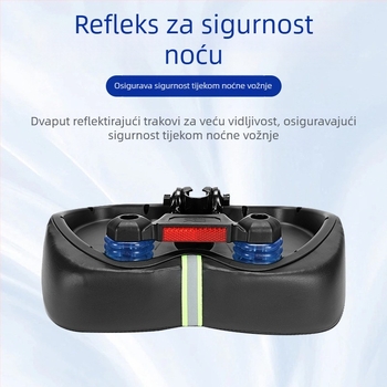 Sjedeľ za bicikl SX-518, Hengyi, debeli mekani jastučić, prozračan, materijal PU gel + vodootporan PU, pogodno za planinska vozila