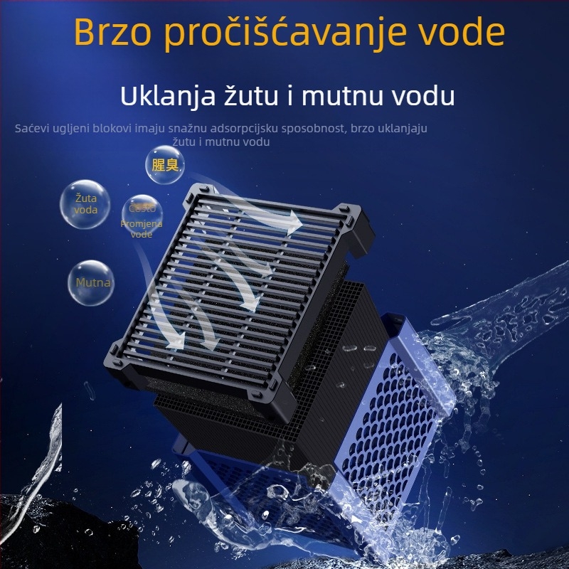 Filter pamuk za akvarij - Filter medij za pročišćavanje vode, Težina 1, Serija 240526, Nije uvezeno