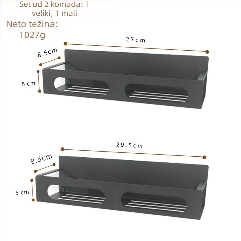 Magnetski bočni stalak za hladnjak – karbonskog čelika, prijenosno skladištenje s odvodom, čuva svježinu