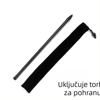 Karbon selfie štap proširen za Insta360 X4/X5, kompatibilan s DJI Action4/5Pro i GoPro 11/10, Ruby HB-300T