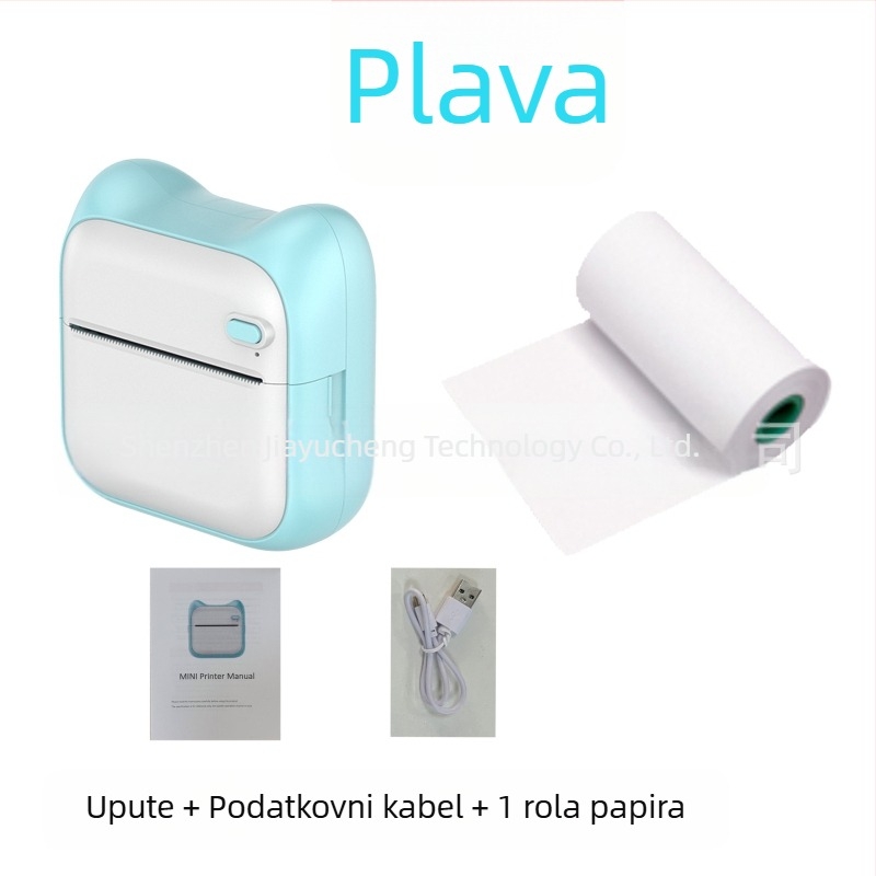 GOTOOGO 57mm USB termo foto printer – prenosivi džepni printer za studente, kompatibilan s Androidom i iOS-om