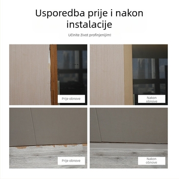 Samo-lepljivi PVC profil za rub poda - Model YT8041 Bumper Strip - Plastic Home Beauty - moderan minimalistički stil