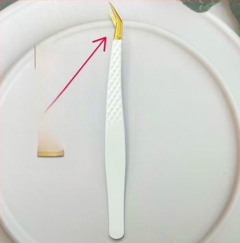 Pinza za trepavice – šiljast vrh, antistatika, od nehrđajućeg čelika