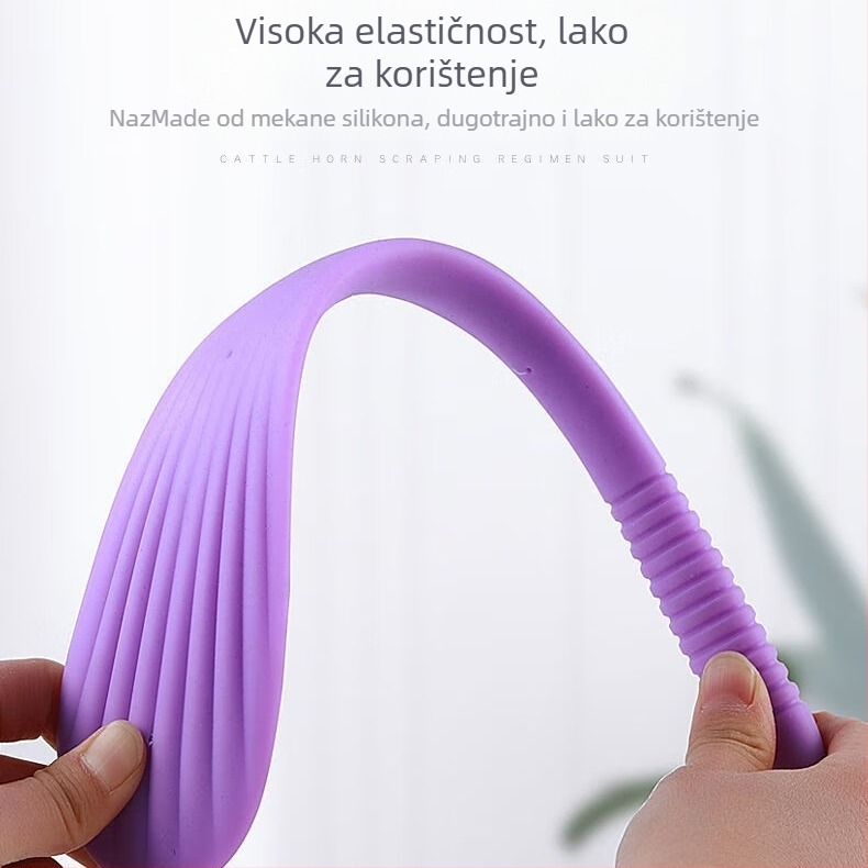 Weixuan Prijenosni plastični masažni čekić za meridijanske tapove i cijelu masažu leđa