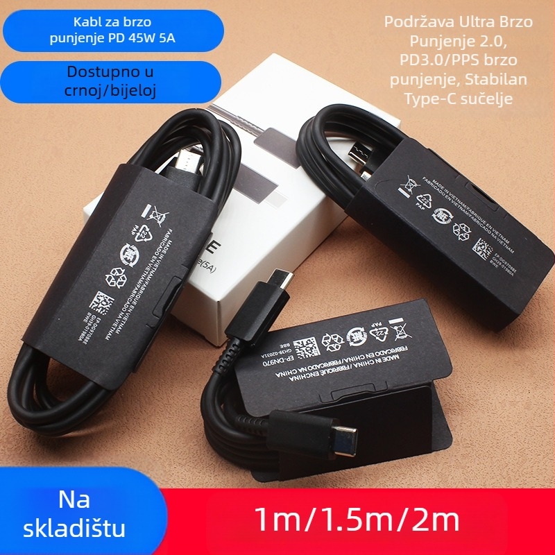 Type-C kabel za brzo punjenje, Quick Charge, 5A, TPE