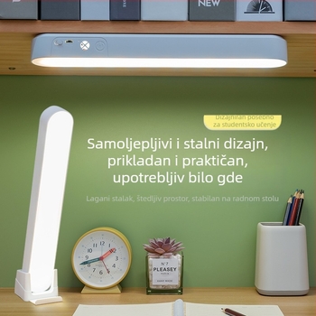 Studijska stolna lampa s zaštitom očiju, daljinsko upravljanje, tri boje temperature svjetla, ugrađena baterija, lampica za učenje