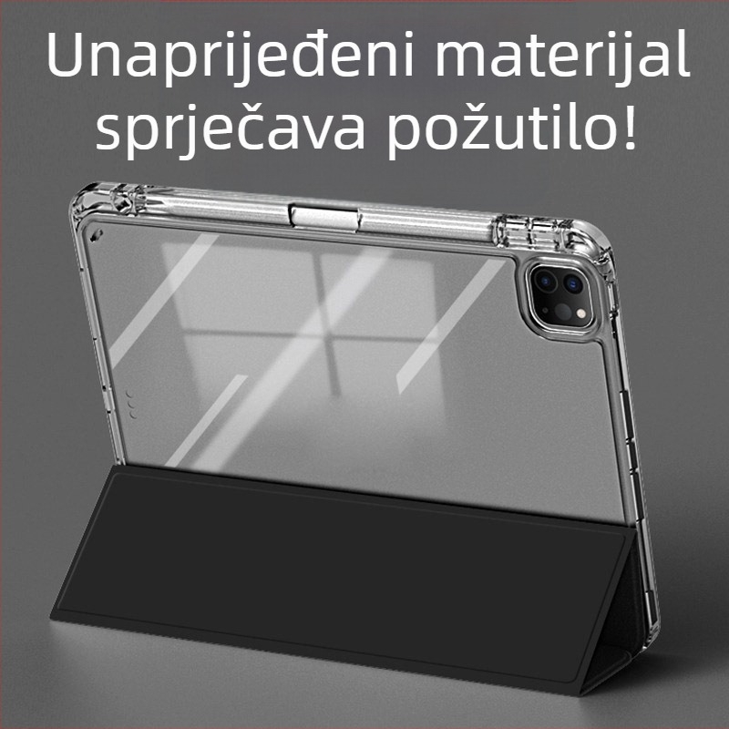 Trodijelni PC zaštitni omotač za Apple iPad Pro — pretinac za olovku, otpornost na udarce, protiv ogrebotina