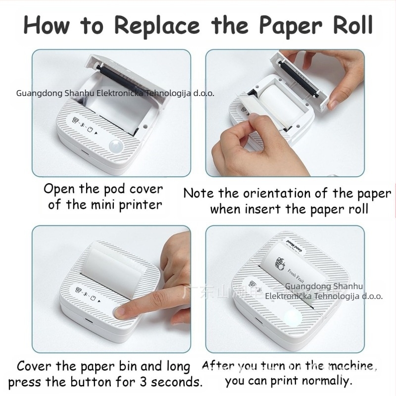 Termalni papir za etikete s PVC ljepilom, HSH Supplies