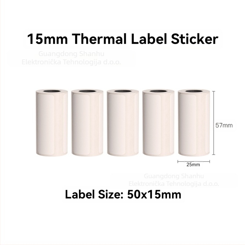 Termalni papir za etikete s PVC ljepilom, HSH Supplies