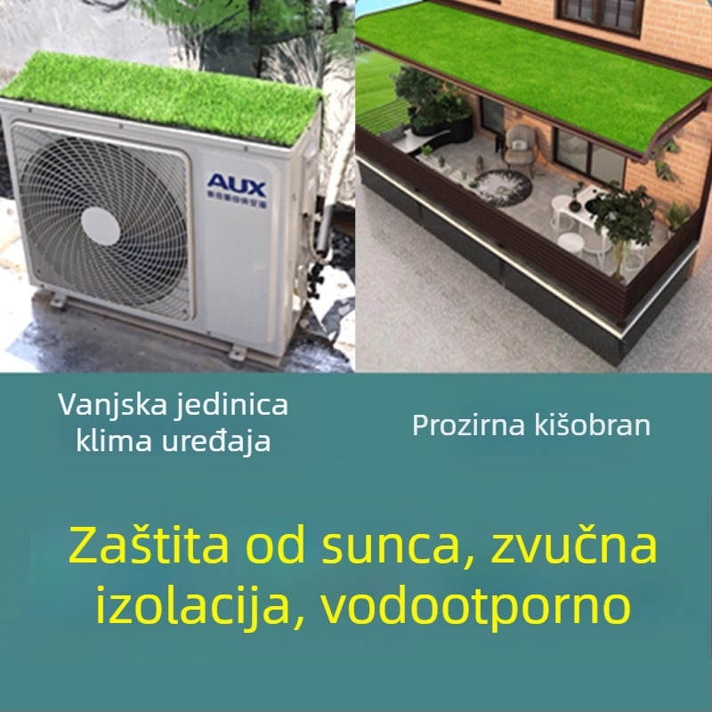 Zaštitni omotač vanjske klimatizacijske jedinice od tarpaulina, seoski stil