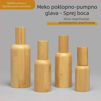 Spray boca s kapom od bambusa — materijal Nanzhu, izduvna forma, polirani završni sloj, prilagodljiv dizajn
